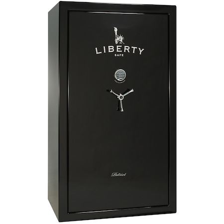 Liberty Safe Patriot 50 Black Gloss w/Chrome (New - 75 min) PS50-BKPG-75E
